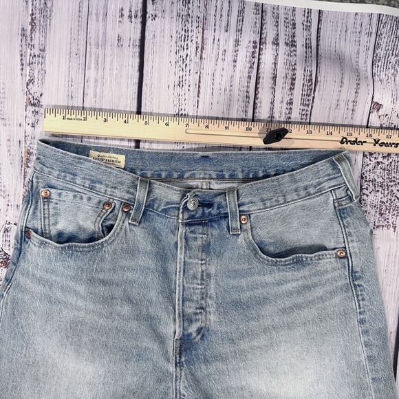 Levi’s 501 ’93 Big E Straight Jeans 31x30 Light Wash Button Fly - Picture 3 of 8
